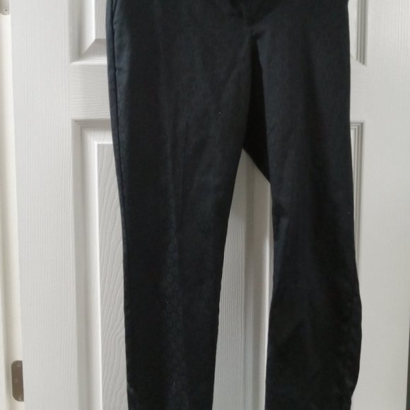 Textured black pants - Picture 1 of 4